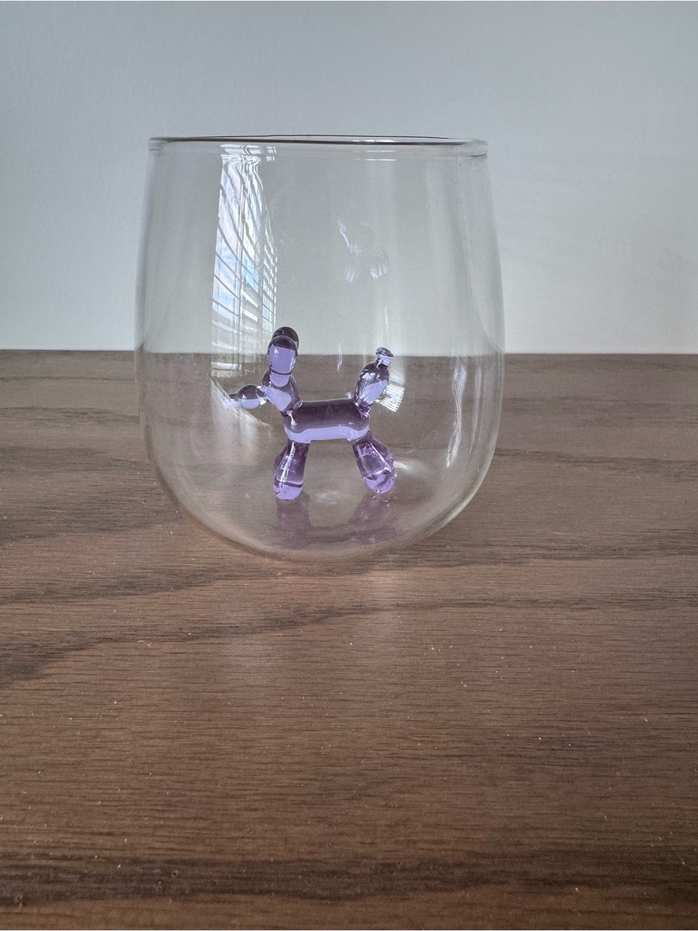 Balloon Dog Icon Glass - Picture 2 of 3